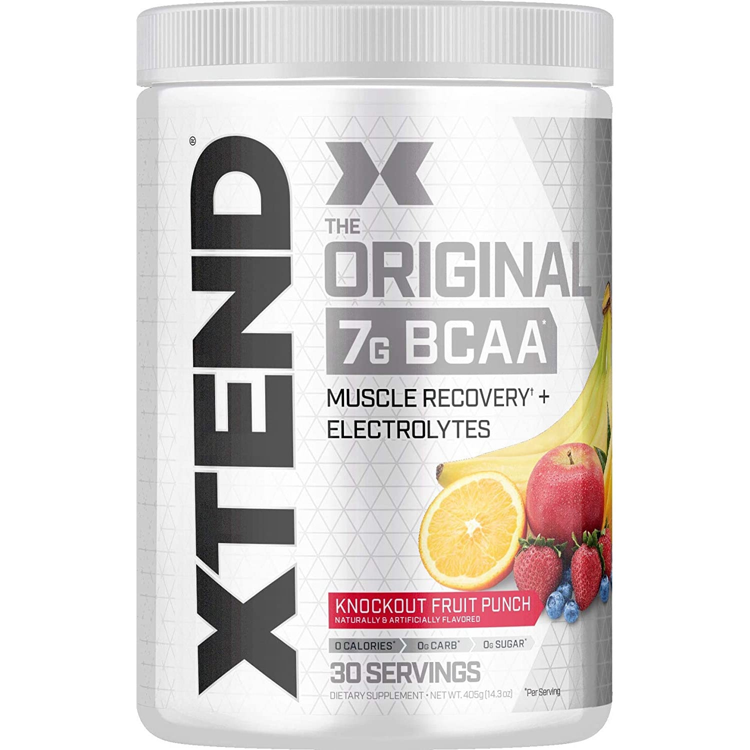Scivation Xtend BCAAs (30 servings) BCAAs and Amino Acids NEW Knockout Fruit Punch Scivation