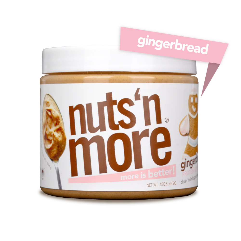Nuts 'n More Protein Peanut Butter Protein Snacks Gingerbread Nuts 'n More