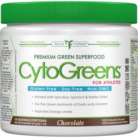 Nova Forme CytoGreens (14 servings) Greens Chocolate BEST BY 10/20 Nova Forme