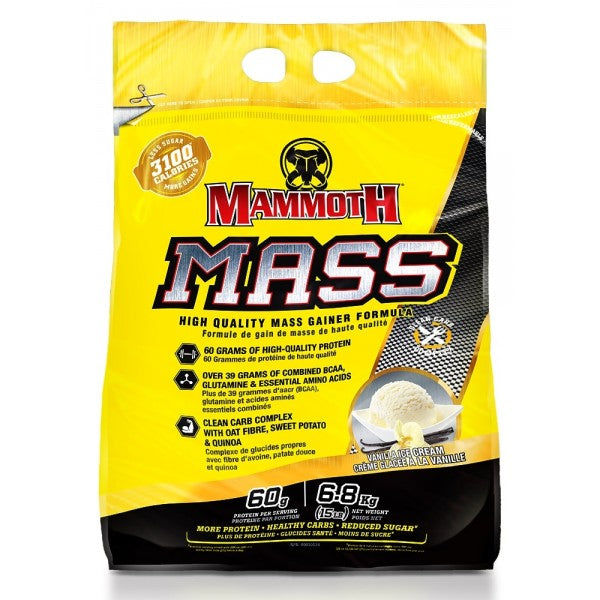 Mammoth Mass (15 lbs) Mass Gainers Vanilla Mammoth