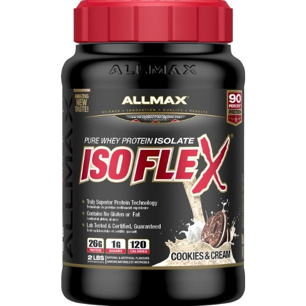 ALLMAX Isoflex (2 LBS) Whey Protein Cookies & Cream Allmax Nutrition
