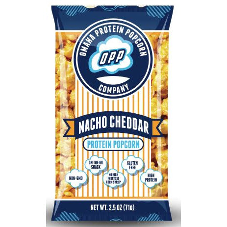 Omaha Protein Popcorn (71g) Protein Snacks Nacho Cheddar Omaha