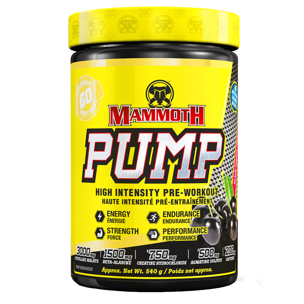 Mammoth Pump Pre-Workout (60 servings) Pre-workout Black Cherry Mammoth