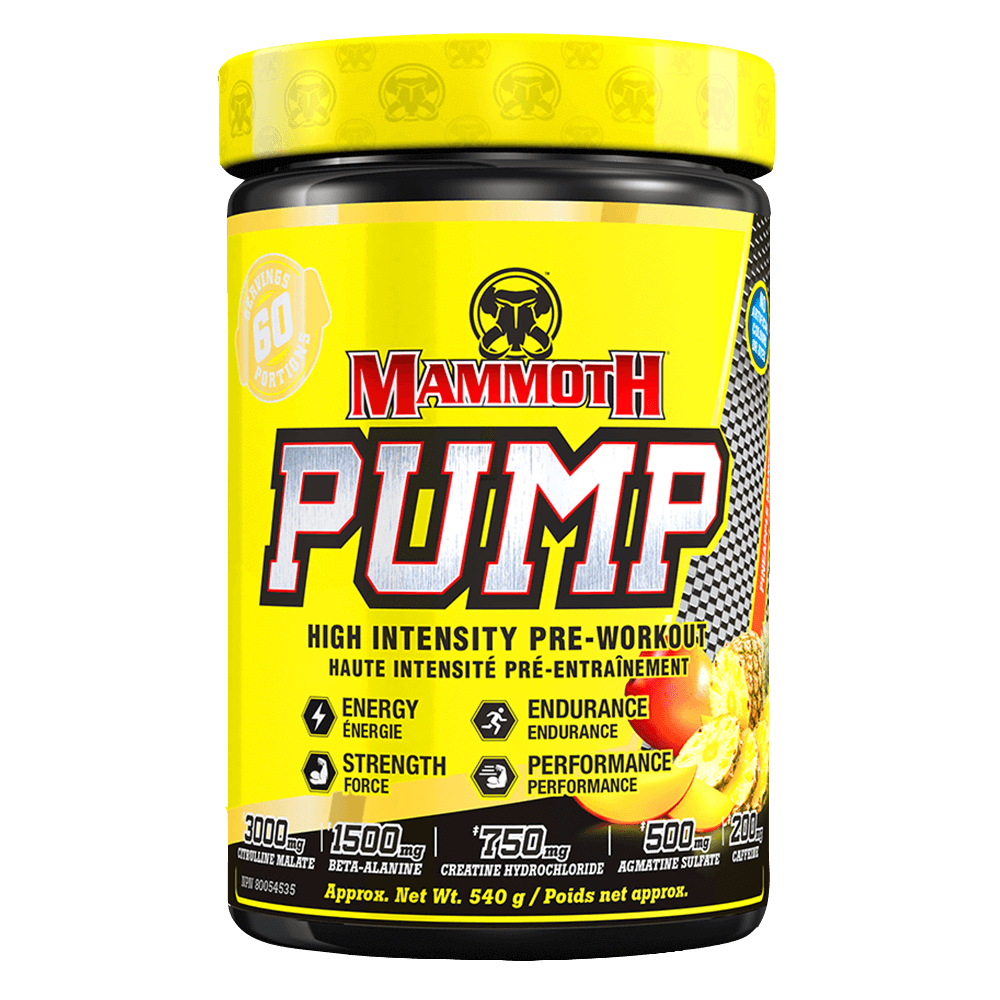 Mammoth Pump Pre-Workout (60 servings) Pre-workout Pineapple Mango Mammoth