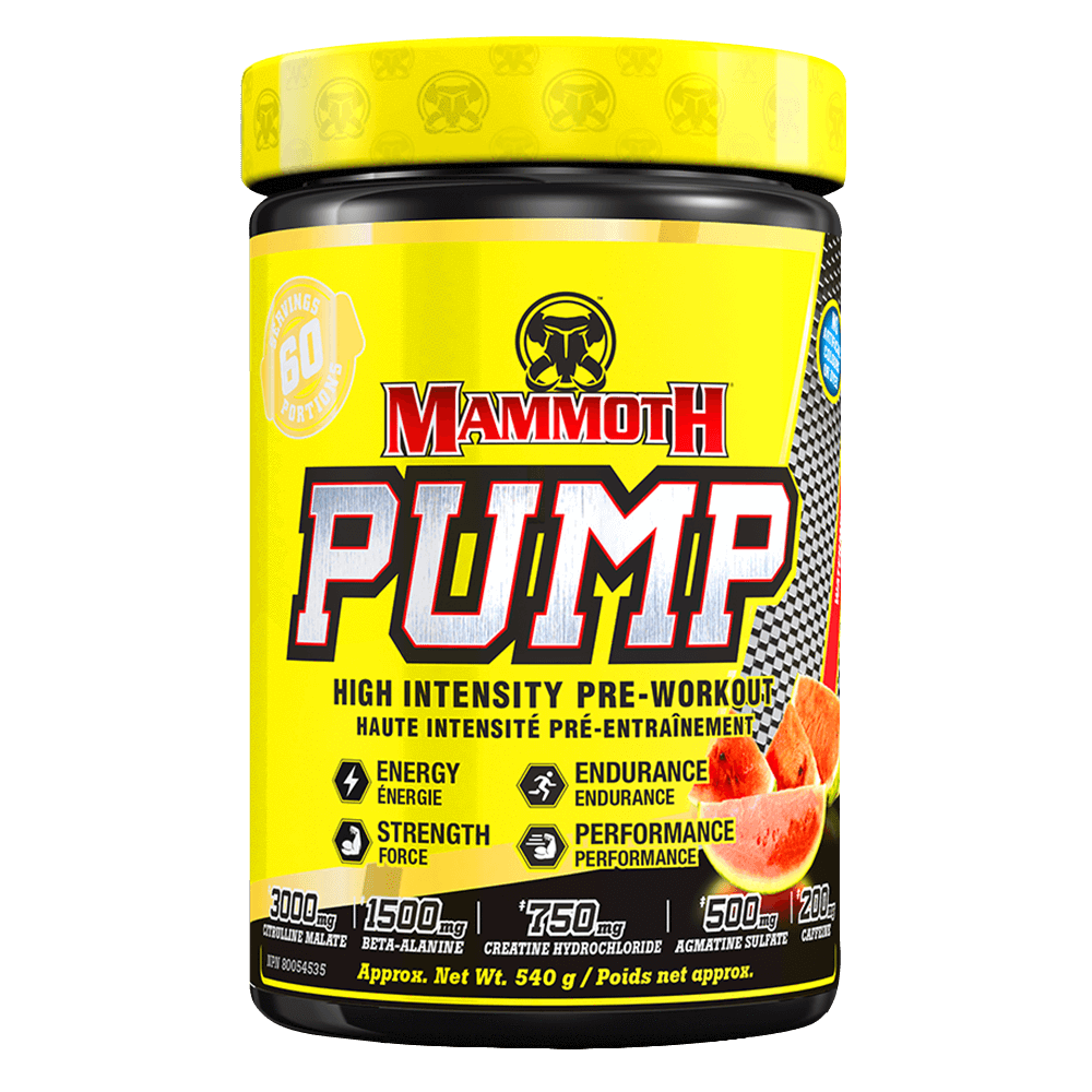 Mammoth Pump Pre-Workout (60 servings) Pre-workout Watermelon Mammoth