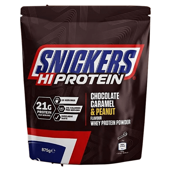 MARS Brand Hi Protein Whey Protein Powder (25 servings) Whey Protein Snickers Chocolate Caramel & Peanut HiProtein