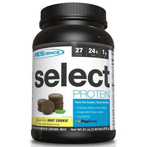 PEScience Select Protein (27 servings) Whey Protein Blend Chocolate Mint Cookie PEScience