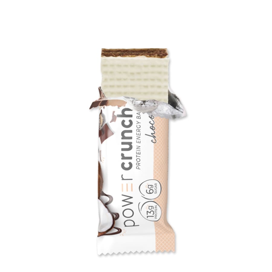 Power Crunch Protein Bar (1 bar) Protein Snacks Chocolate Coconut BEST BY MARCH 23/2022 Power Crunch