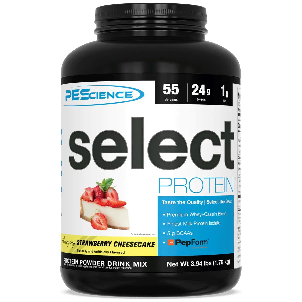 PEScience Select Protein (55 servings) Whey Protein Blend Strawberry Cheesecake PEScience