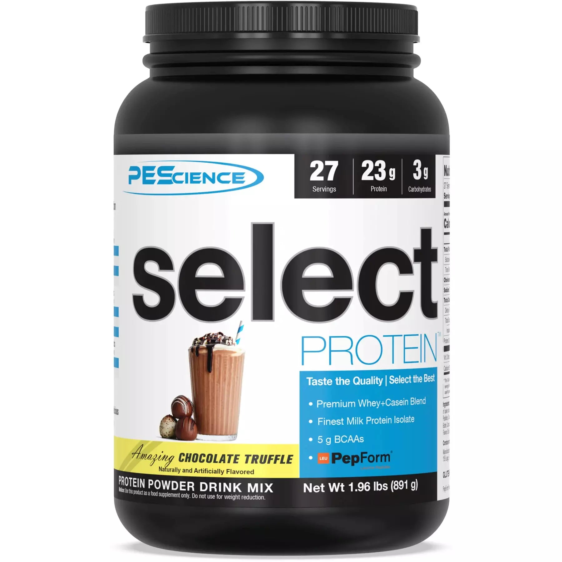 PEScience Select Protein (27 servings) Whey Protein Blend NEW! Chocolate Truffle PEScience