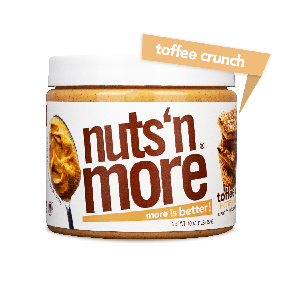 Nuts 'n More Protein Peanut Butter Protein Snacks Toffee Crunch Nuts 'n More