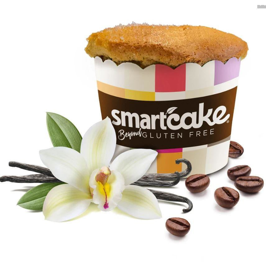 Smart Baking SmartCakes Gluten Free 0 Carb Cakes (1 pack of 2 cakes) * KEEP FROZEN* Protein Snacks Vanilla Latte SmartBaking