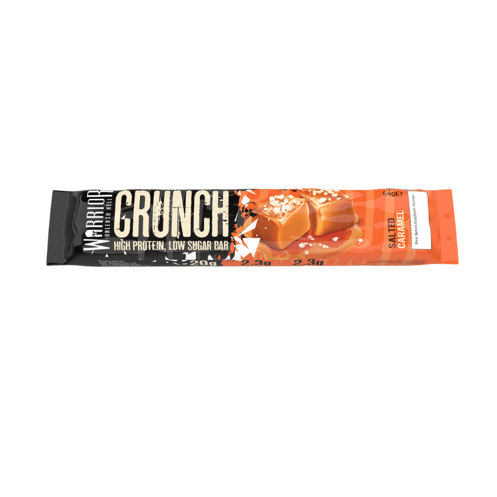 Warrior Crunch Low-Carb Protein Bar (1 Bar) Protein Snacks Salted Caramel warrior supplements